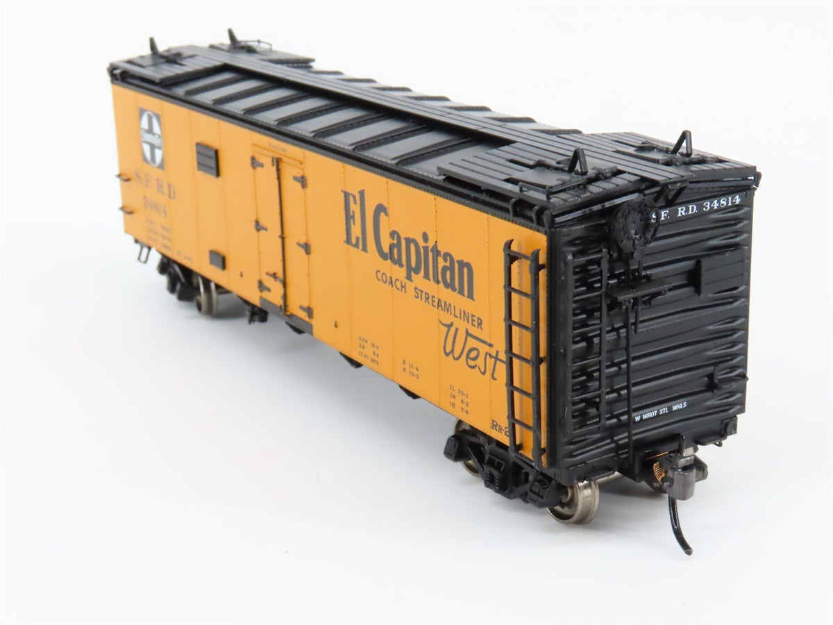 HO Scale InterMountain 46112-26 SFRD Santa Fe Railroad El Capitan Reefer #34814