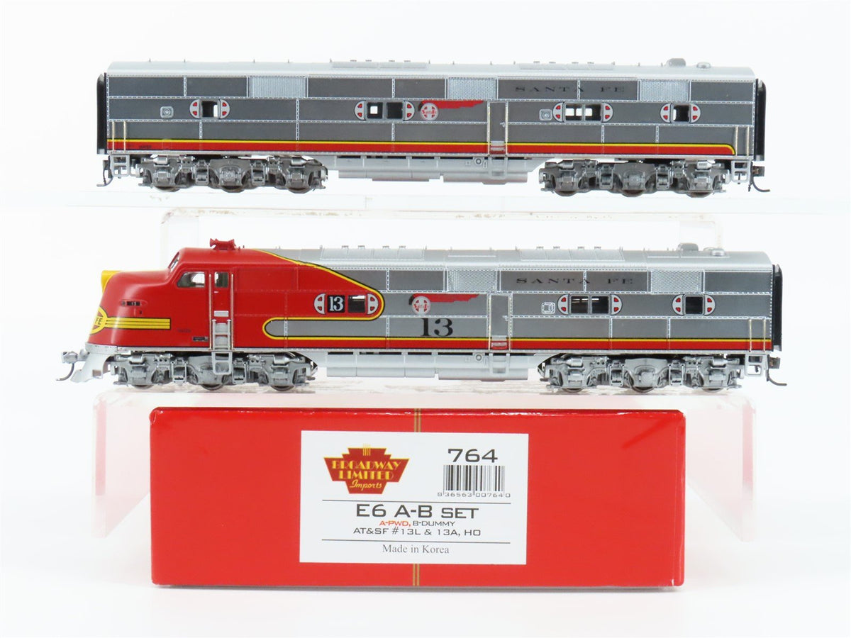 HO Scale Broadway Limited LTD 764 ATSF Santa Fe E6 A/B Diesel Set w/ DCC