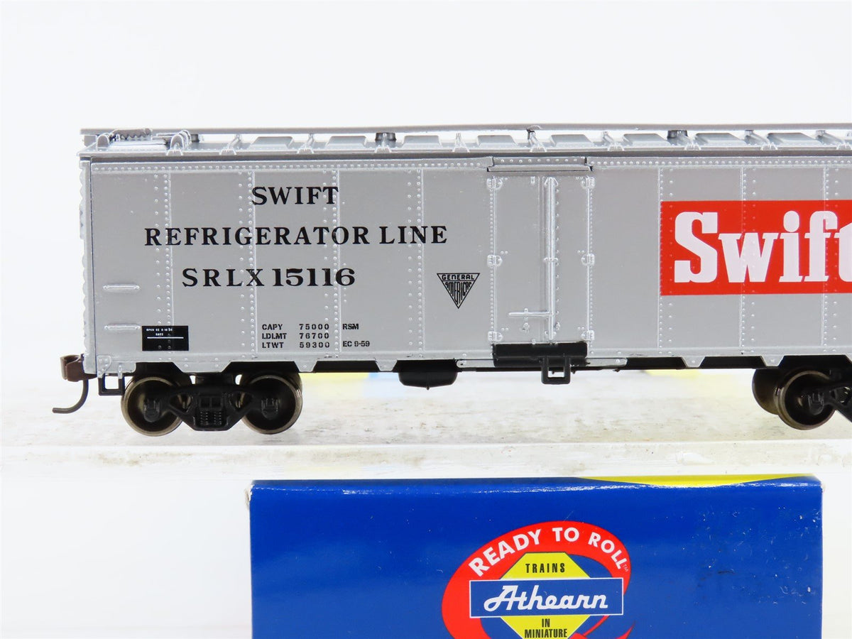 HO Scale Athearn #71331 SRLX Swift Refrigerator Line 40&#39; Steel Reefer #15116