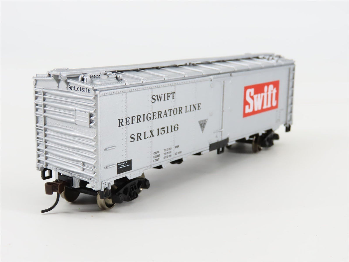 HO Scale Athearn #71331 SRLX Swift Refrigerator Line 40&#39; Steel Reefer #15116