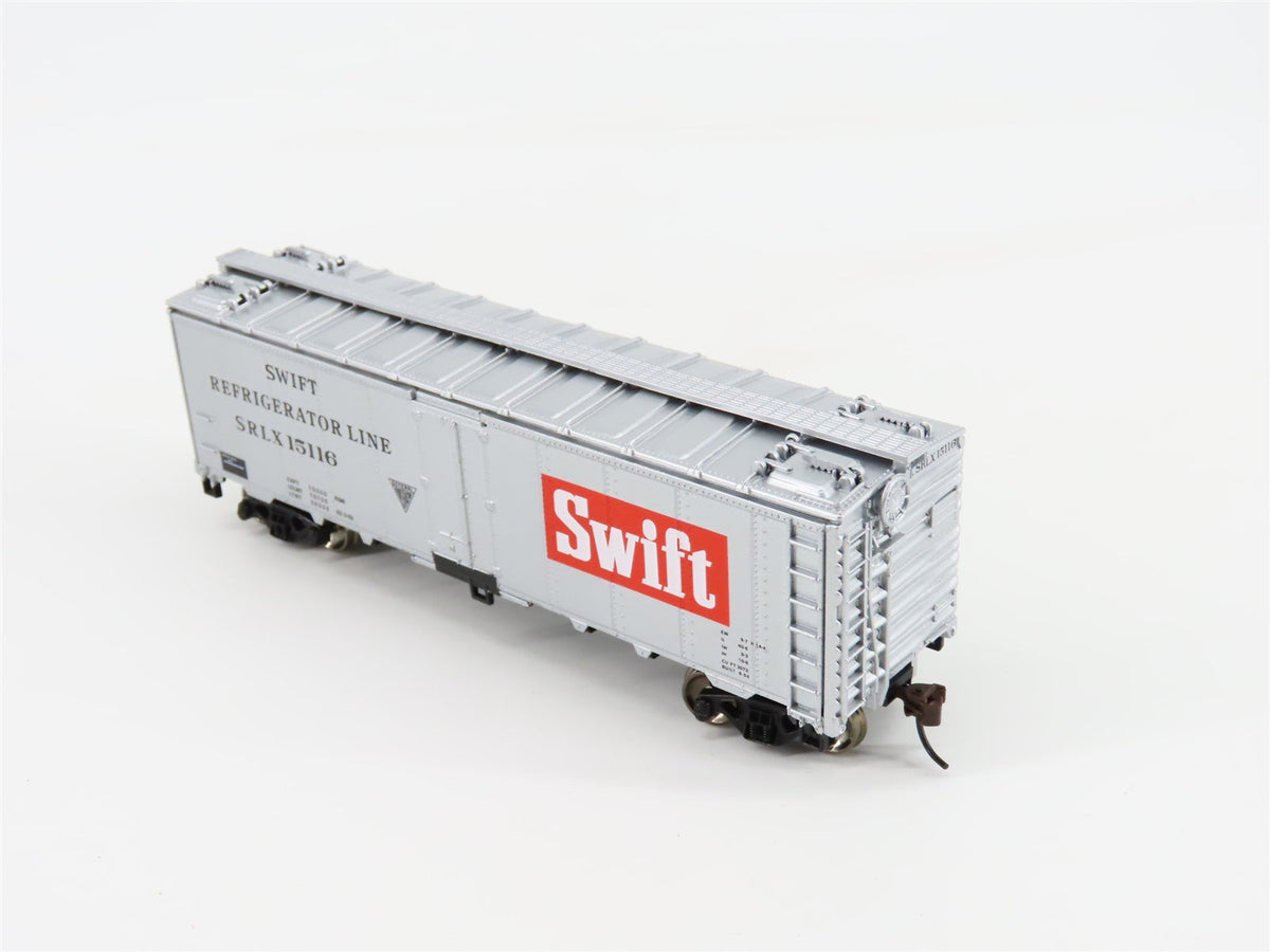 HO Scale Athearn #71331 SRLX Swift Refrigerator Line 40&#39; Steel Reefer #15116