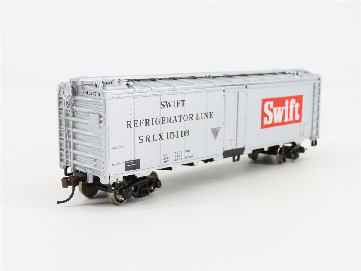 HO Scale Athearn #71331 SRLX Swift Refrigerator Line 40&#39; Steel Reefer #15116