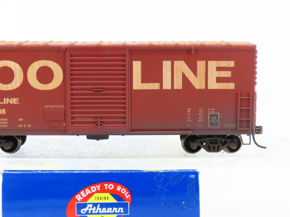 HO Athearn #70155 SOO Line 40&#39; Modernized Box Car #46786 - Custom Weathered