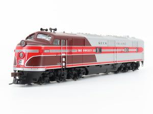 HO Scale Broadway Limited LTD 734 RI Rock Island E7 A/B Diesel Loco Set w/ DCC