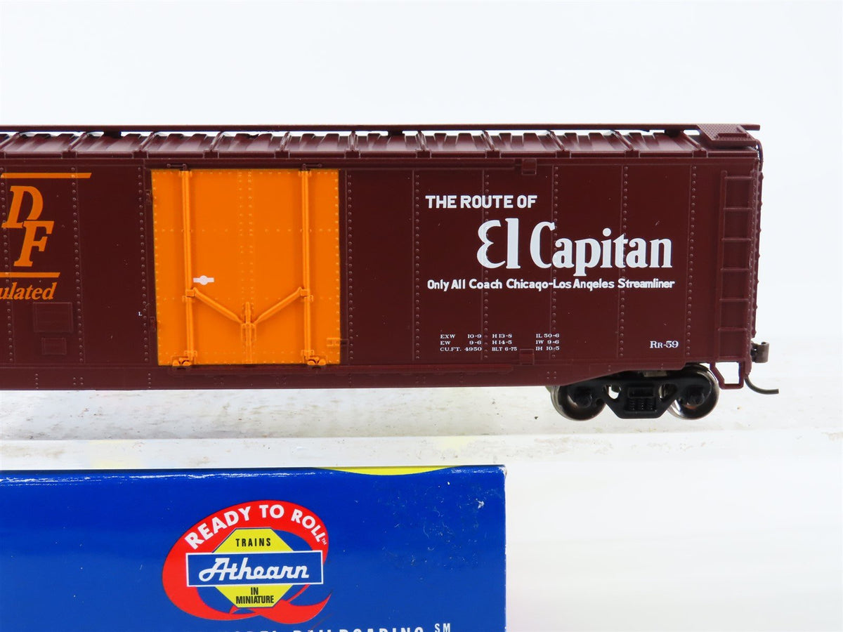 HO Scale Athearn #70770 SFRB Santa Fe &quot;El Capitan&quot; 50&#39; Plug Door Box Car #6542