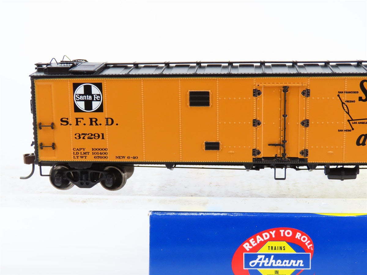 HO Scale Athearn #94501 SFRD Santa Fe &quot;Scout&quot; (Early Map) 50&#39; Reefer #37291