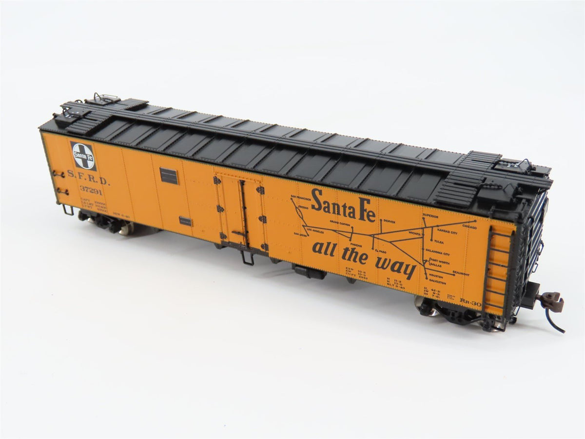 HO Scale Athearn #94501 SFRD Santa Fe &quot;Scout&quot; (Early Map) 50&#39; Reefer #37291