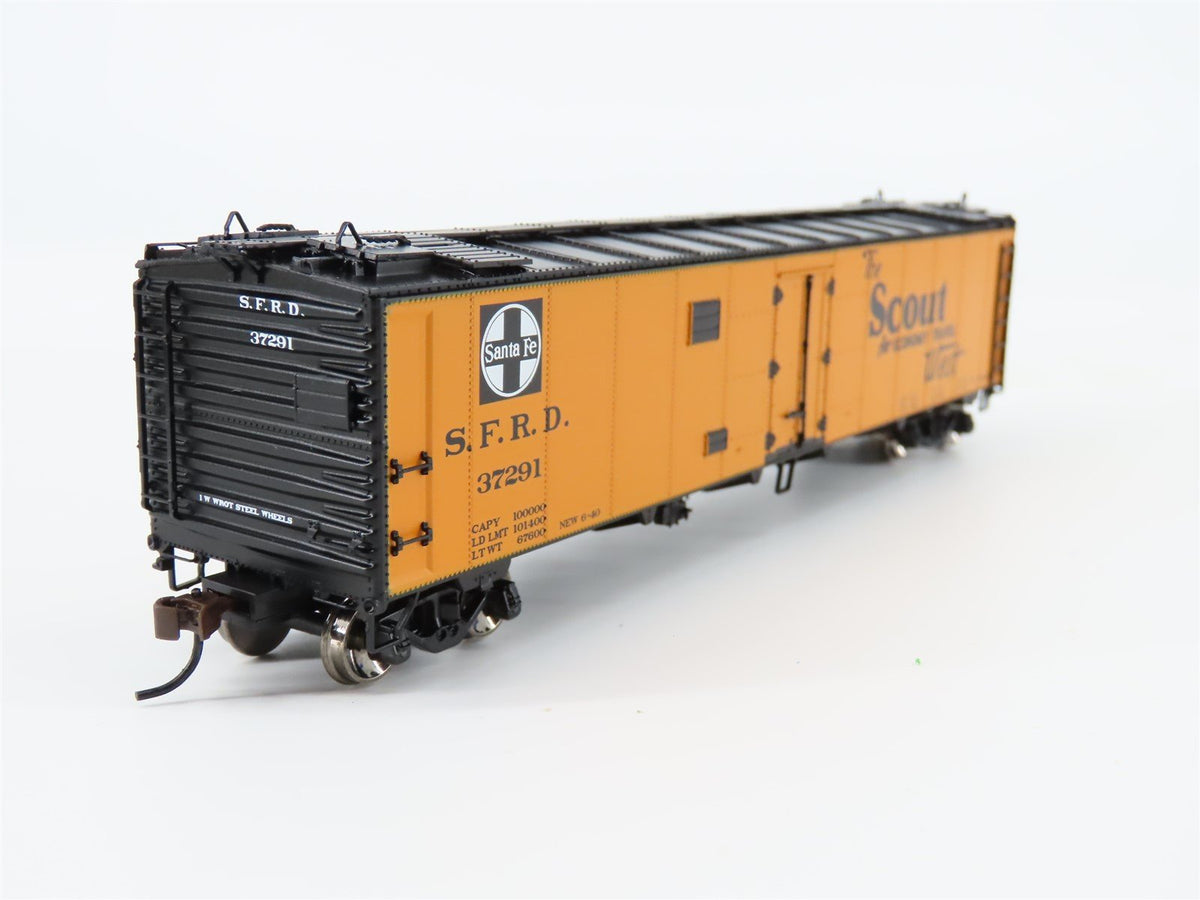 HO Scale Athearn #94501 SFRD Santa Fe &quot;Scout&quot; (Early Map) 50&#39; Reefer #37291