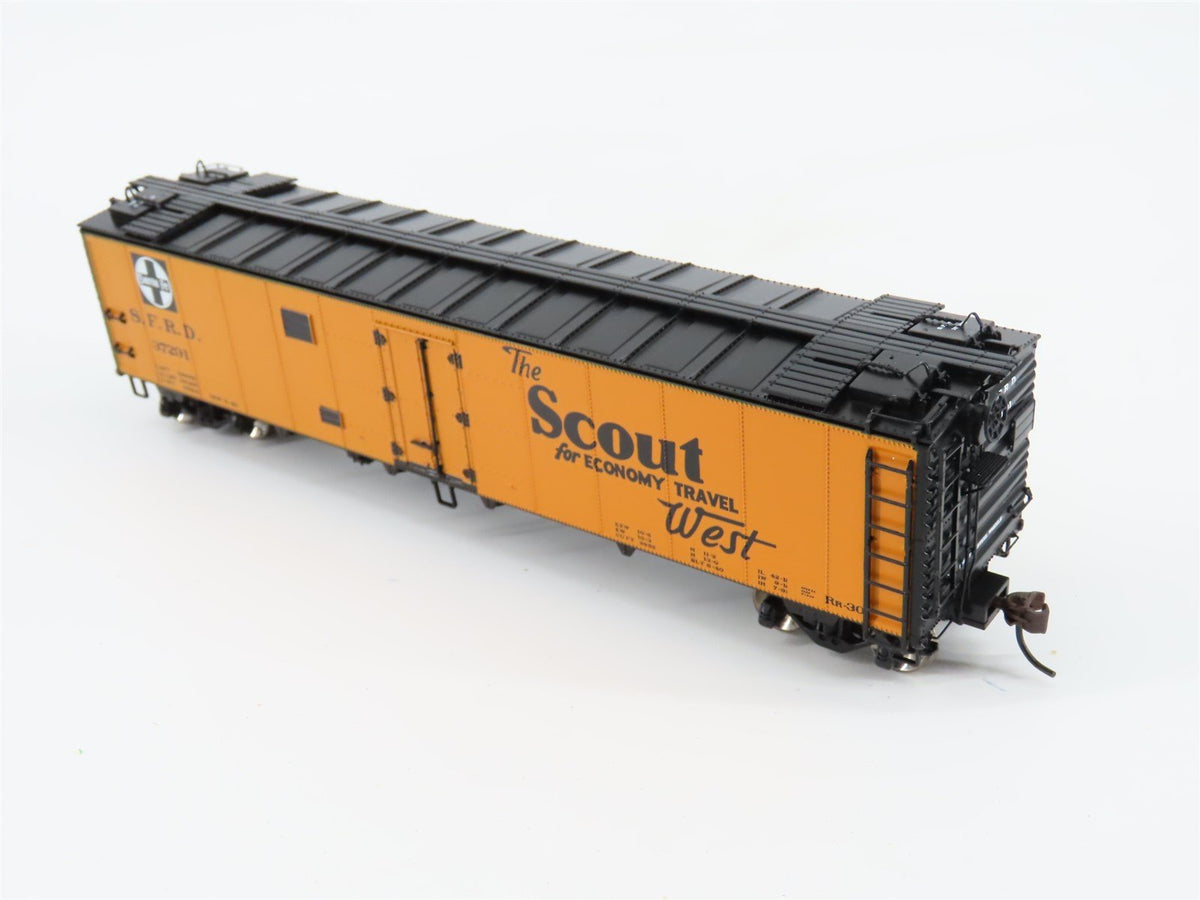 HO Scale Athearn #94501 SFRD Santa Fe &quot;Scout&quot; (Early Map) 50&#39; Reefer #37291