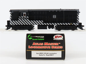 HO Scale Atlas Master 9591 ATSF Santa Fe H16-44 Diesel Locomotive #3017 w/ DCC