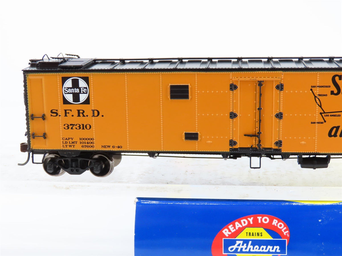 HO Scale Athearn #94507 SFRD Santa Fe &quot;El Capitan&quot; (Early Map) 50&#39; Reefer #37310