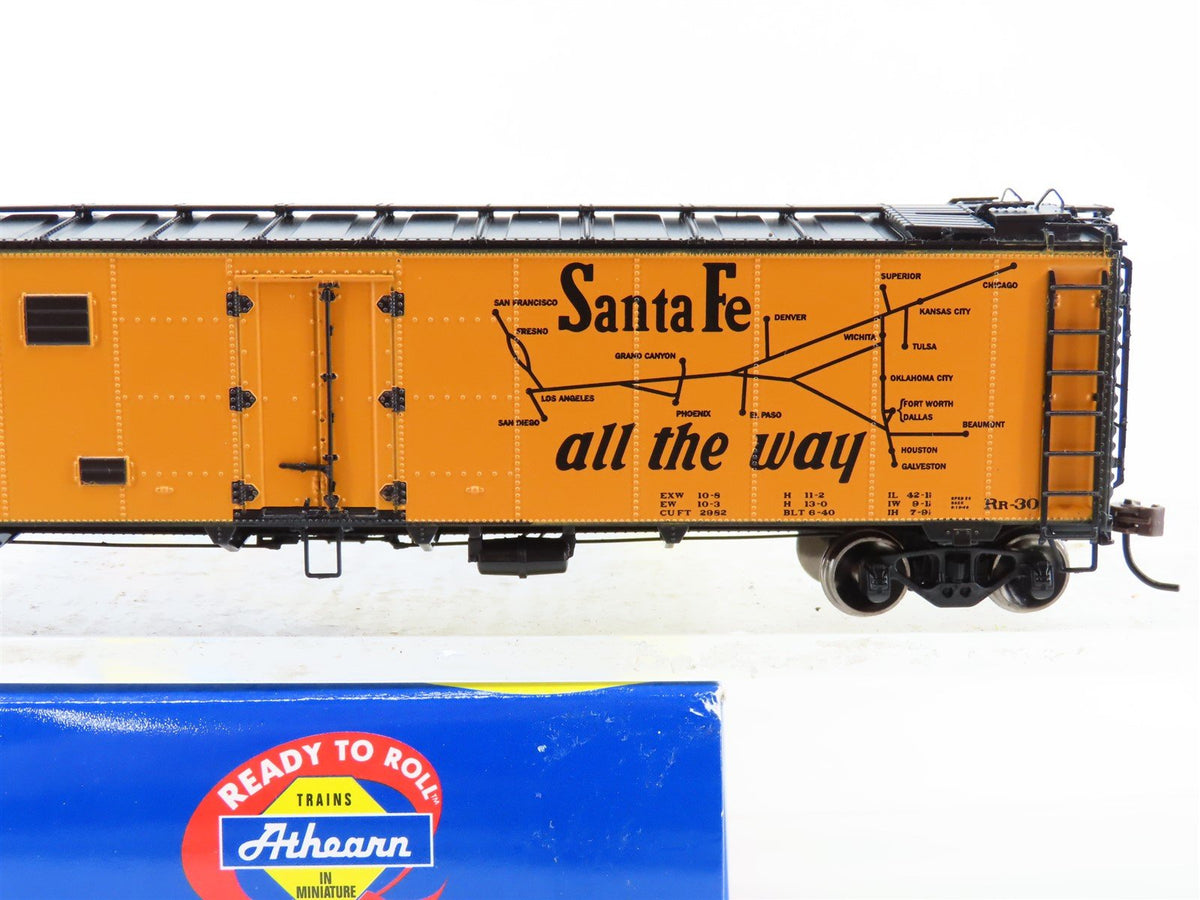 HO Scale Athearn #94507 SFRD Santa Fe &quot;El Capitan&quot; (Early Map) 50&#39; Reefer #37310