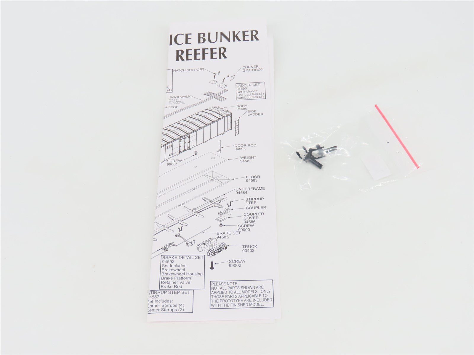 HO Scale Athearn #94525 SFRD Santa Fe 