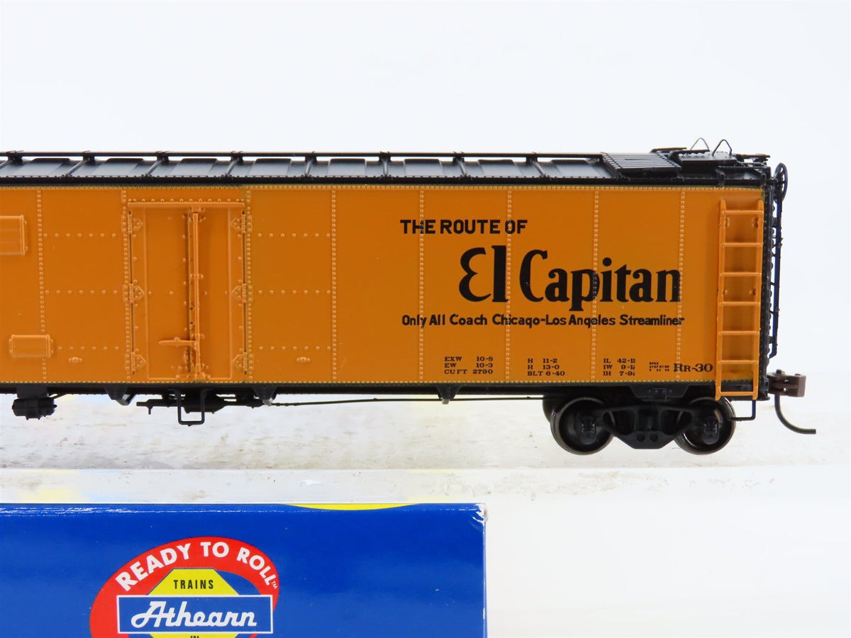 HO Scale Athearn #94530 SFRD Santa Fe &quot;El Capitan&quot; 50&#39; Ice Bunker Reefer #37360