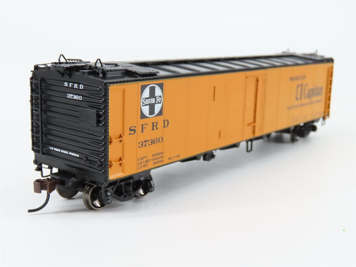 HO Scale Athearn #94530 SFRD Santa Fe &quot;El Capitan&quot; 50&#39; Ice Bunker Reefer #37360