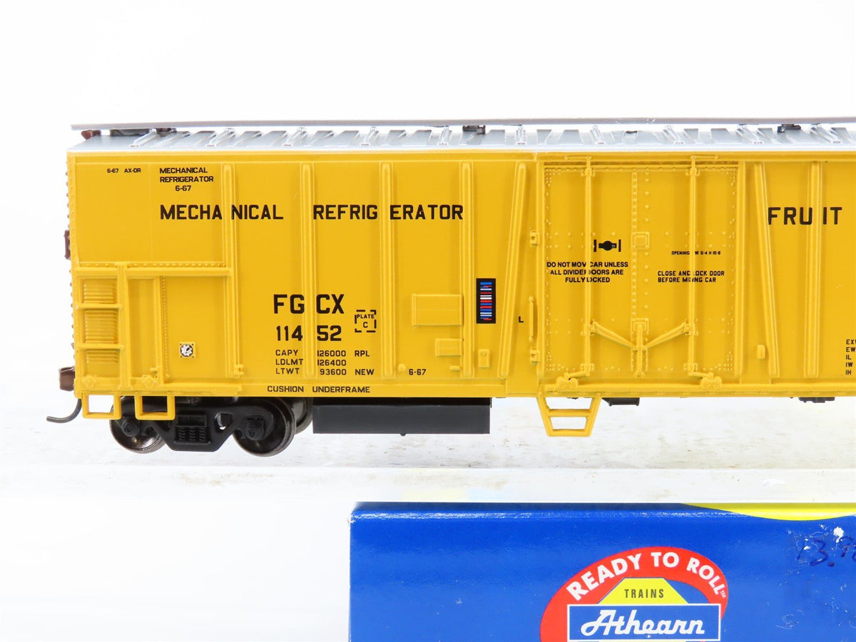 HO Scale Athearn #7573 FGCX Fruit Growers Express 50&#39; Mechanical Reefer #11452