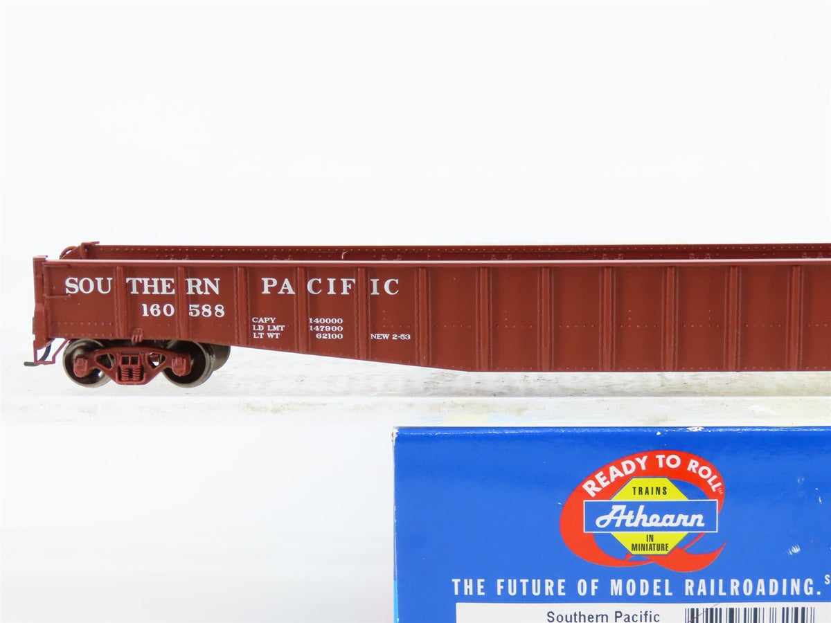 HO Scale Athearn 93624 SP Southern Pacific Railroad 65&#39; Mill Gondola #160588