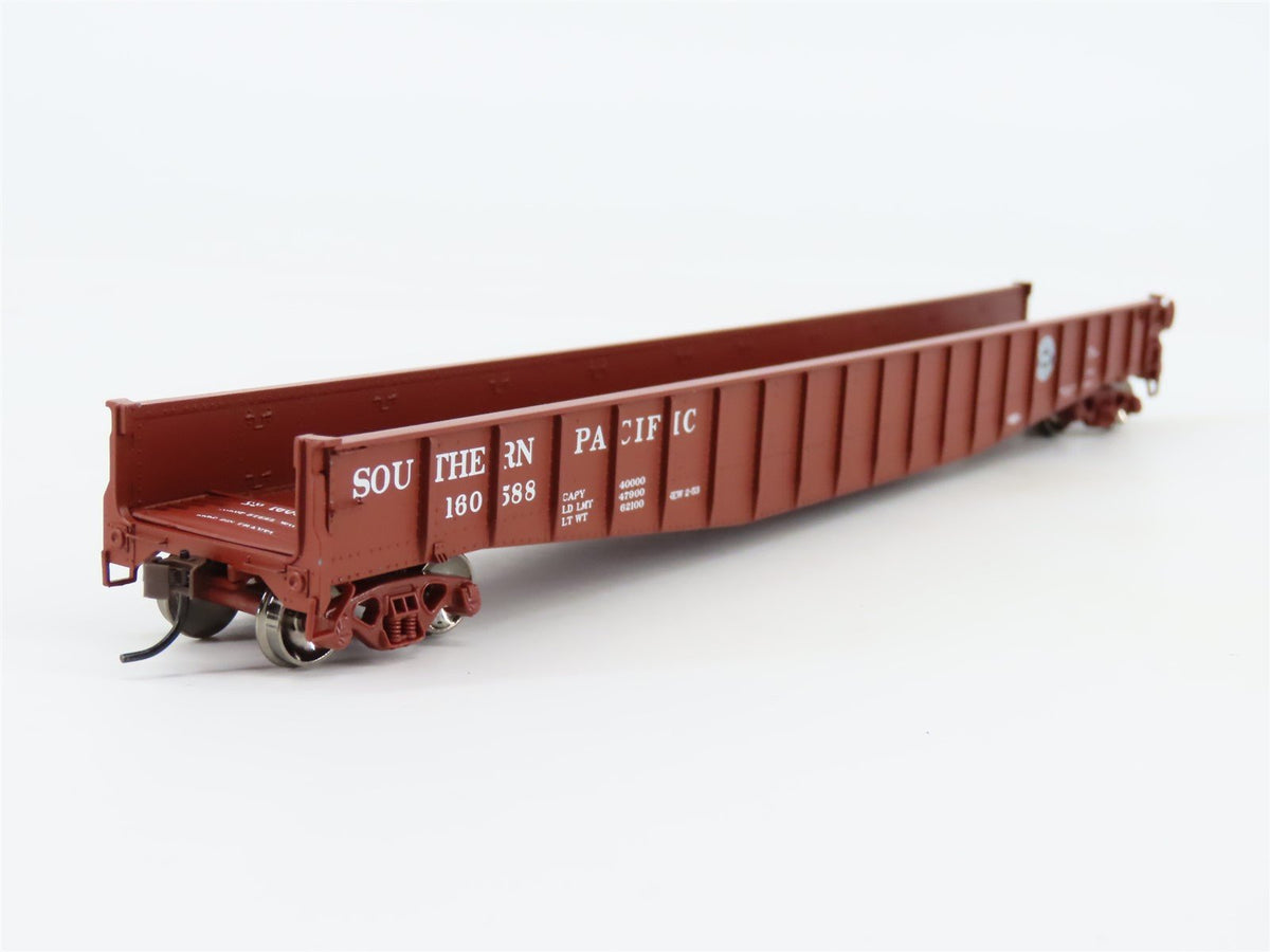 HO Scale Athearn 93624 SP Southern Pacific Railroad 65&#39; Mill Gondola #160588