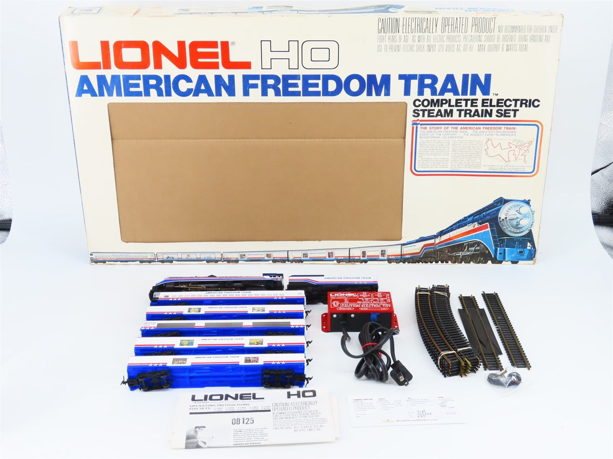 HO Scale Lionel 5-2586 American Freedom Train 4-8-4 Steam Passenger Train Set