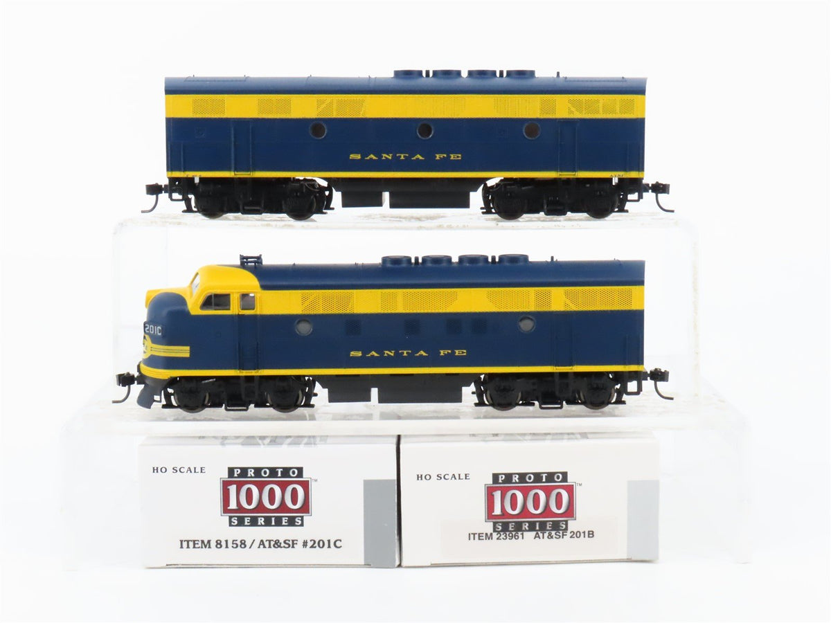 HO Scale Proto 1000 23788 ATSF Santa Fe F3 A/B Diesel Locomotive Set