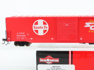 HO Scale InterMountain 46915-09 ATSF Santa Fe 60' Single Door Box Car #609028