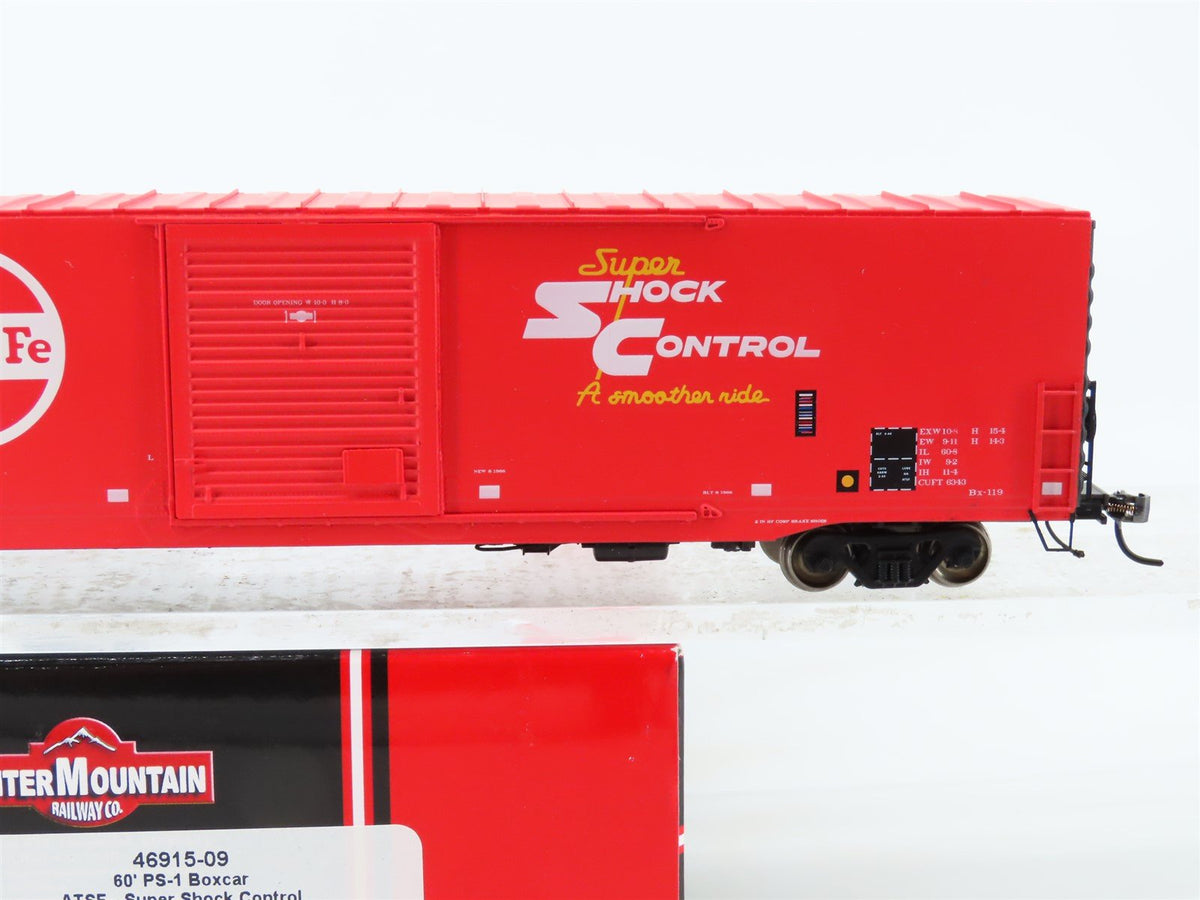 HO Scale InterMountain 46915-09 ATSF Santa Fe 60&#39; Single Door Box Car #609028