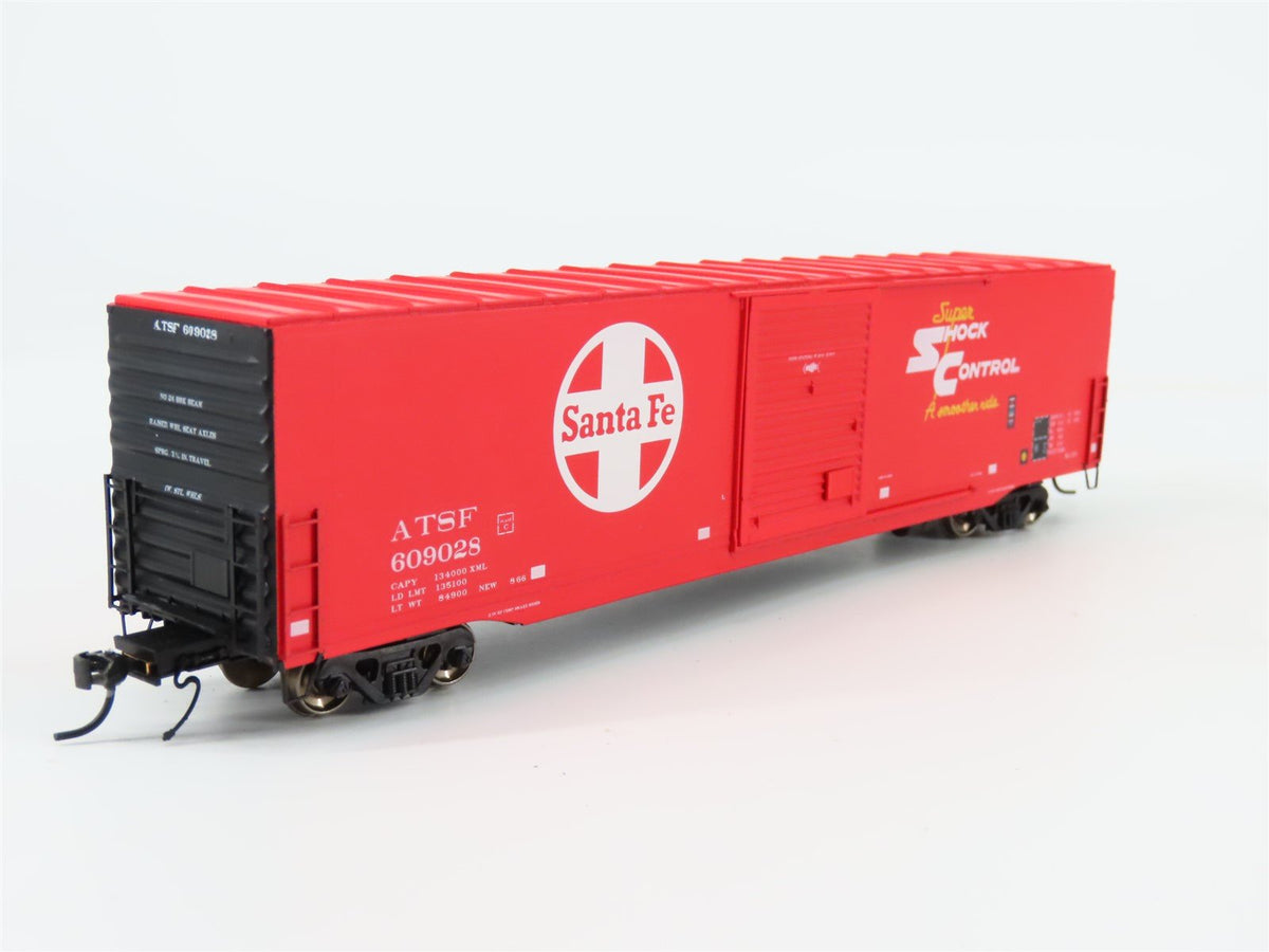 HO Scale InterMountain 46915-09 ATSF Santa Fe 60&#39; Single Door Box Car #609028