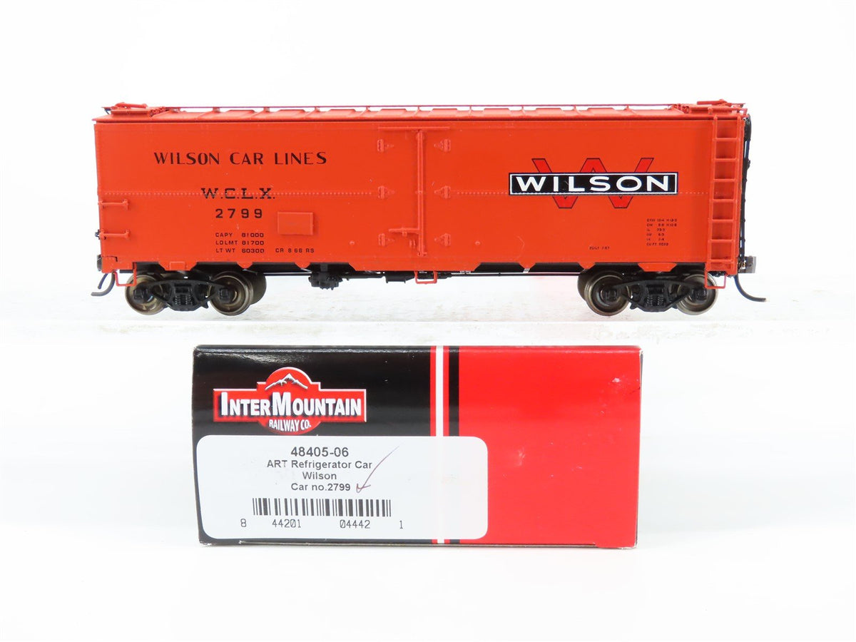 HO Scale InterMountain 48405-06 WCLX Wilson Car Lines 40&#39; Reefer #2799