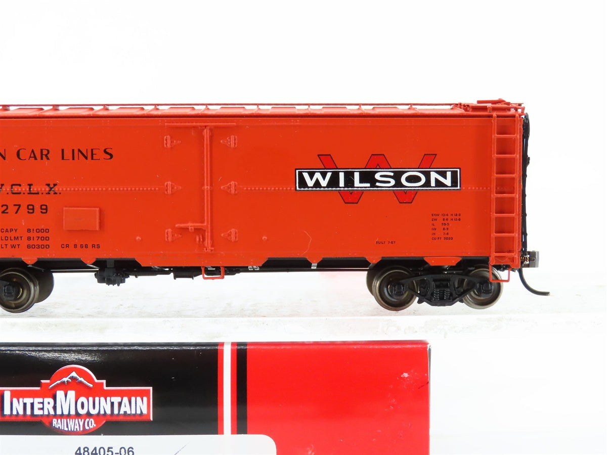 HO Scale InterMountain 48405-06 WCLX Wilson Car Lines 40&#39; Reefer #2799