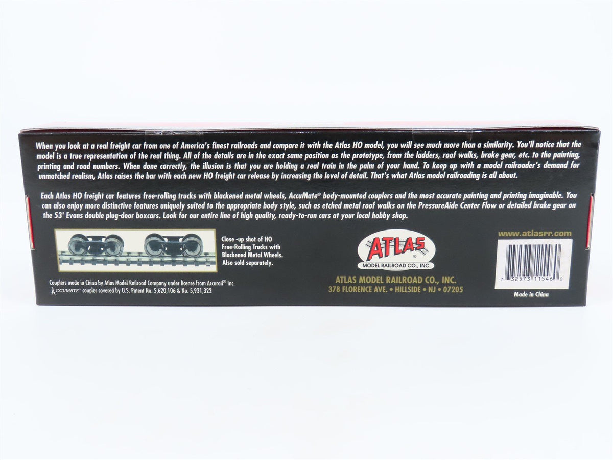 HO Atlas #1154-6 ATSF Atchison Topeka Santa Fe Hart Ballast Hopper #86620 SEALED