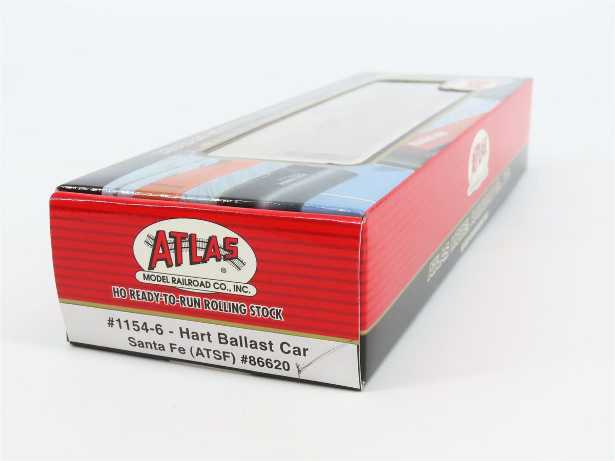 HO Atlas #1154-6 ATSF Atchison Topeka Santa Fe Hart Ballast Hopper #86620 SEALED