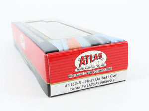 HO Atlas #1154-6 ATSF Atchison Topeka Santa Fe Hart Ballast Hopper #86620 SEALED