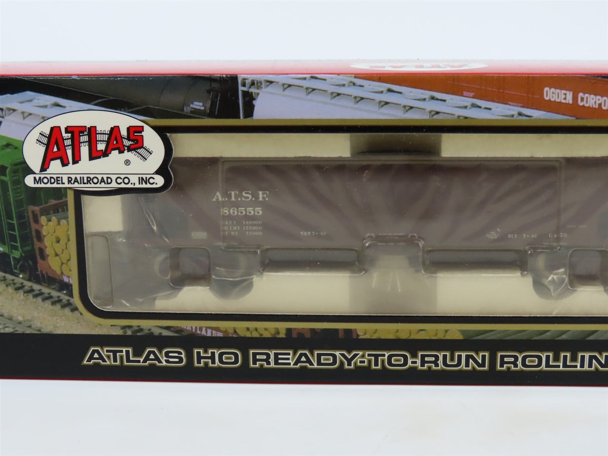 HO Atlas #1154-4 ATSF Atchison Topeka Santa Fe Hart Ballast Hopper #86555 SEALED