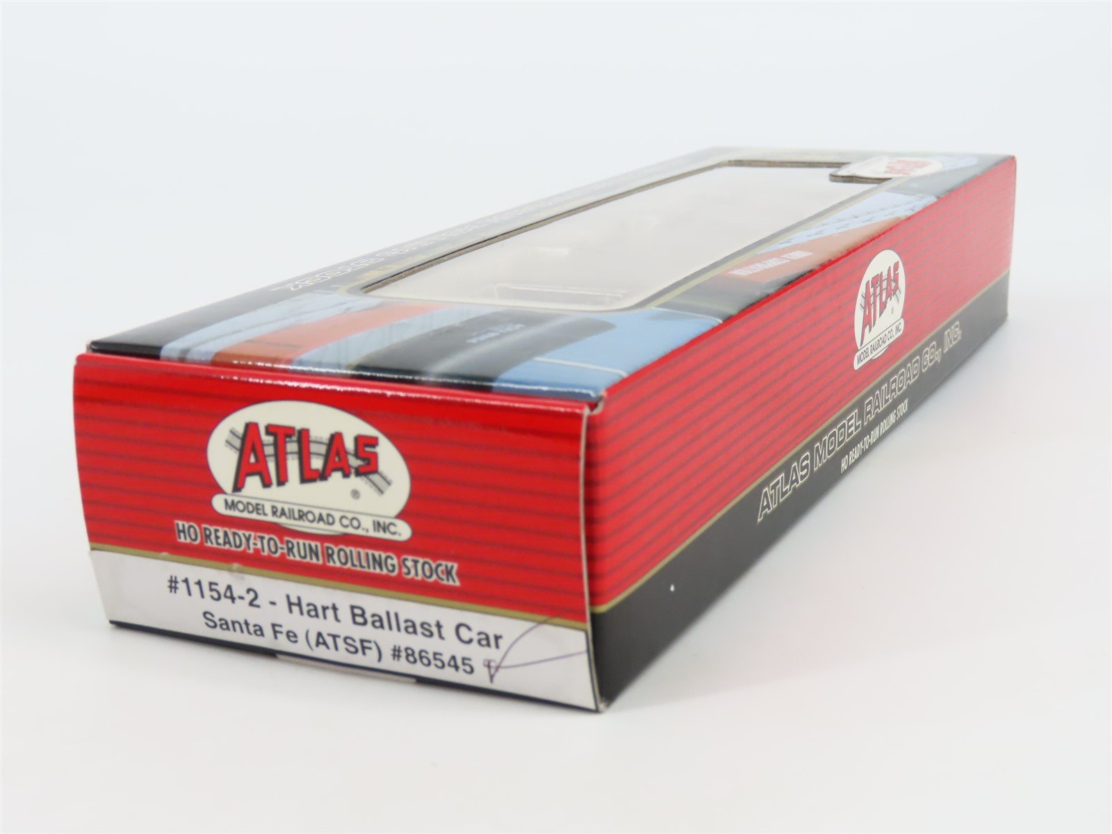 HO Atlas #1154-2 ATSF Atchison Topeka Santa Fe Hart Ballast Hopper #86545 SEALED