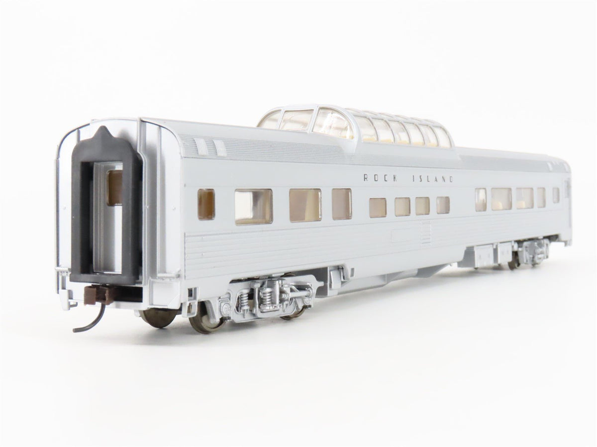 HO Scale Walthers 932-6492 RI Rock Island Railroad 85&#39; Budd Dome Passenger Car