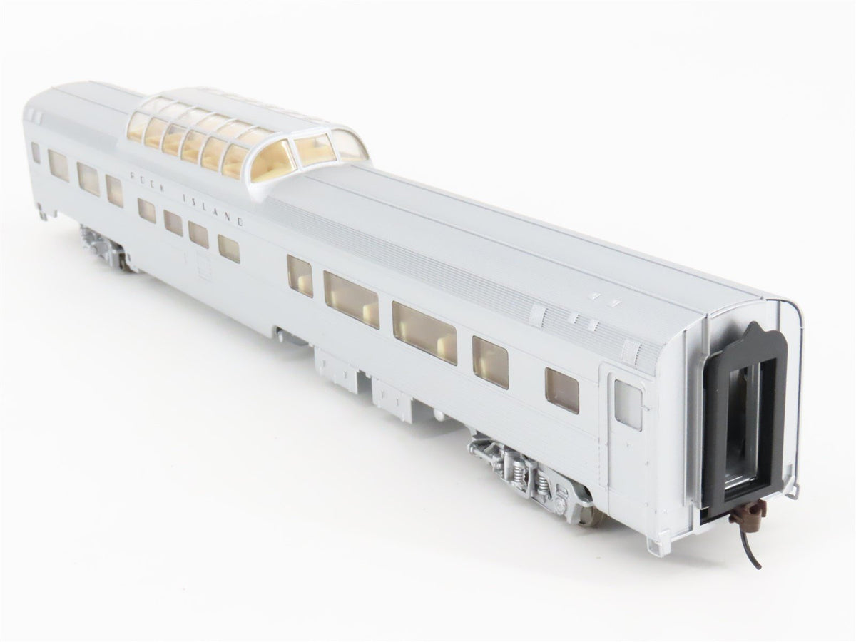 HO Scale Walthers 932-6492 RI Rock Island Railroad 85&#39; Budd Dome Passenger Car