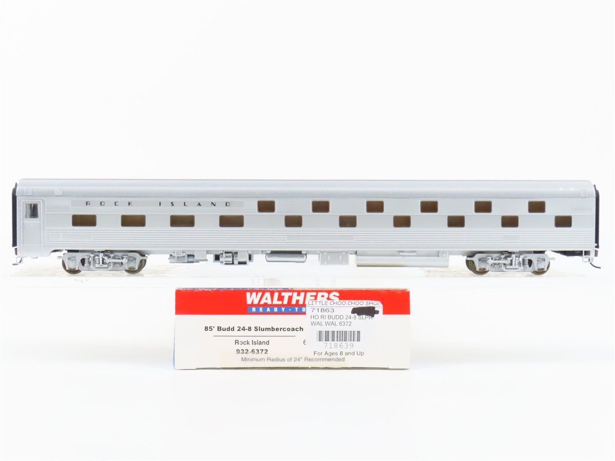 HO Scale Walthers 932-6372 RI Rock Island 85&#39; Budd 24-8 Slumbercoach Passenger