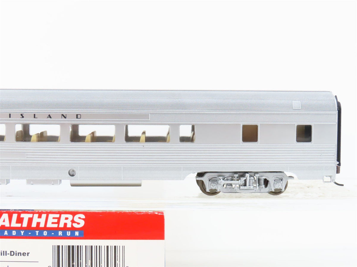 HO Scale Walthers 932-6332 RI Rock Island 85&#39; Budd Grill-Diner Passenger Car