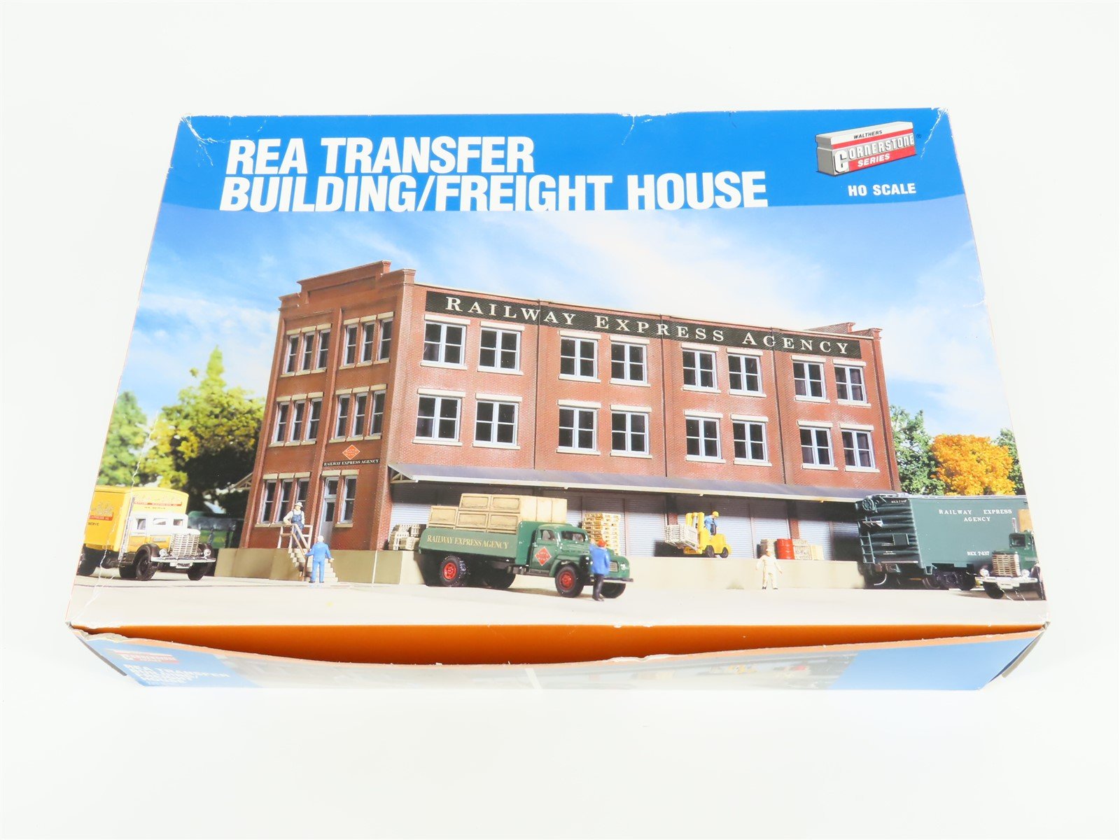 HO Scale Walthers Cornerstone Kit #933-3095 REA Transfer Building/Freight House