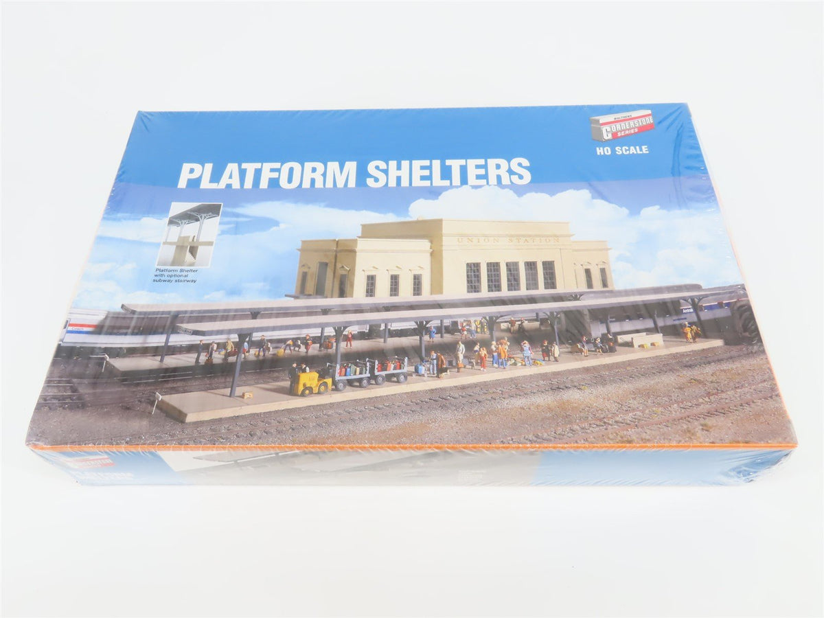 HO 1/87 Scale Walthers Cornerstone Kit #933-3175 Platform Shelters - SEALED