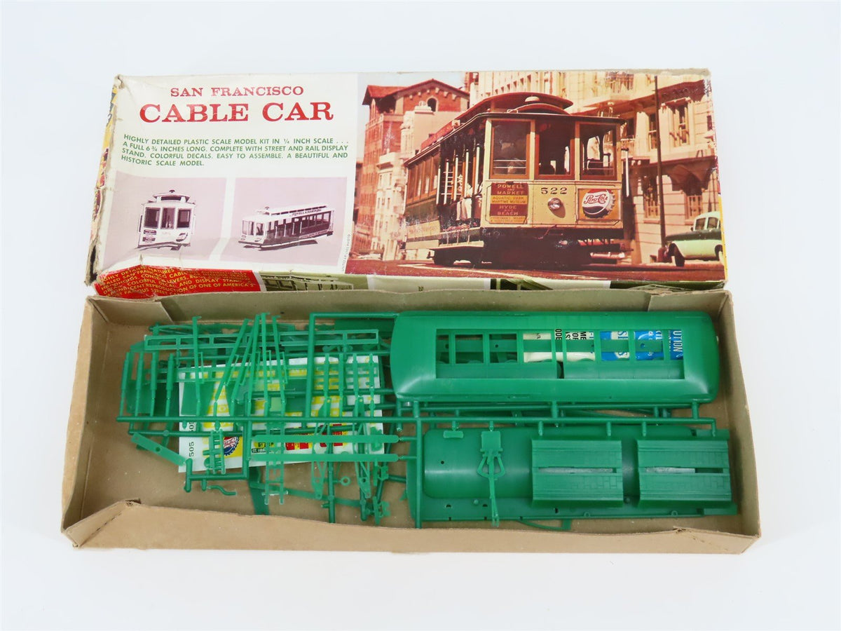 O 1/48 Scale Hawk Model Kit #517 San Francisco Cable Car