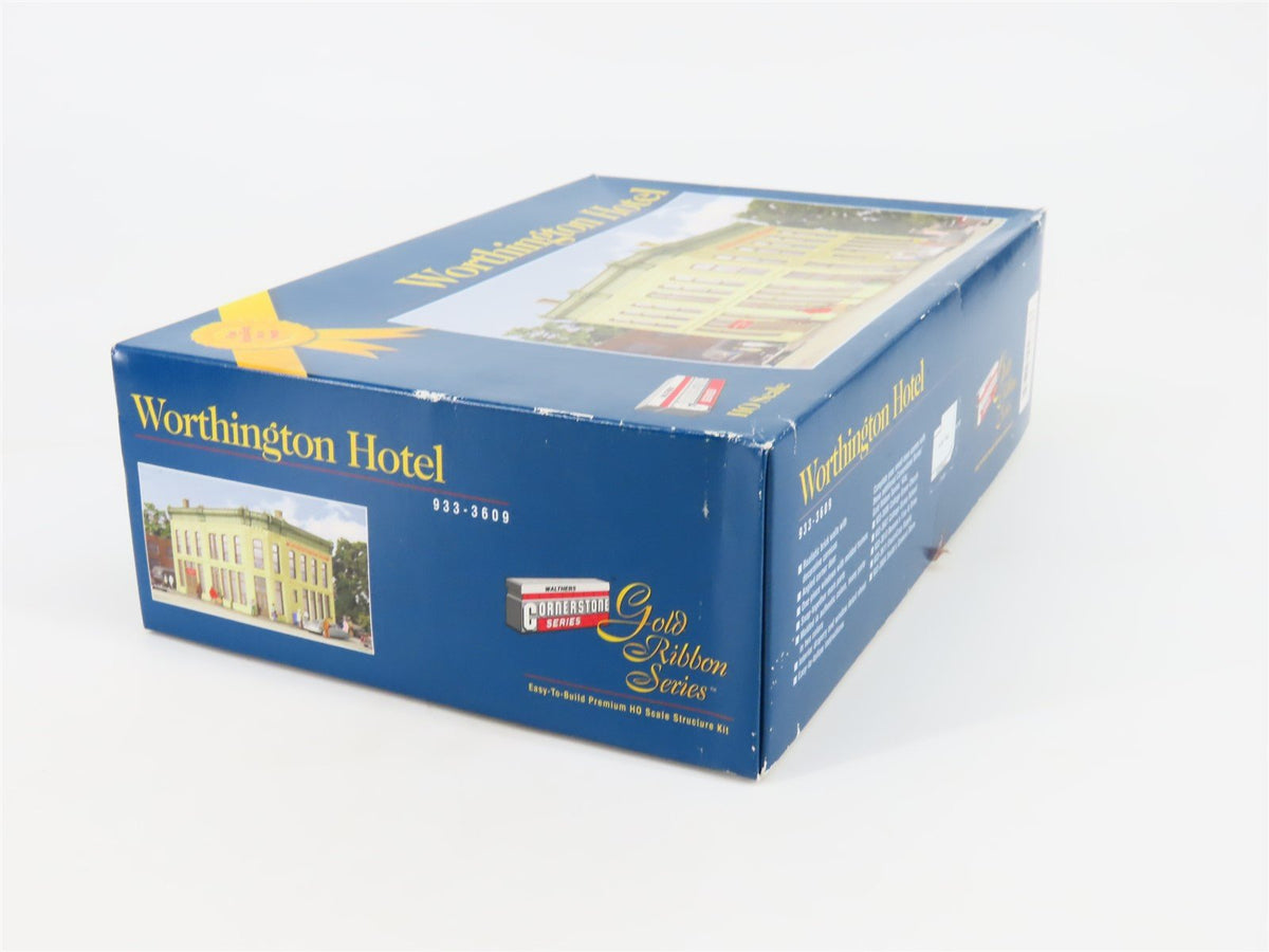 HO Scale Walthers Cornerstone Gold Ribbon Series Kit 933-3609 Worthington Hotel