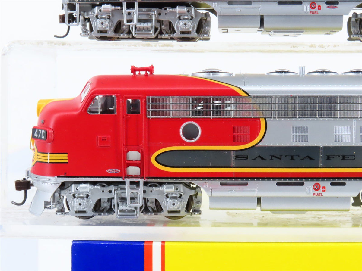 HO Scale Athearn Genesis 99042 ATSF Santa Fe F7 A/B Diesel Set - Unpowered