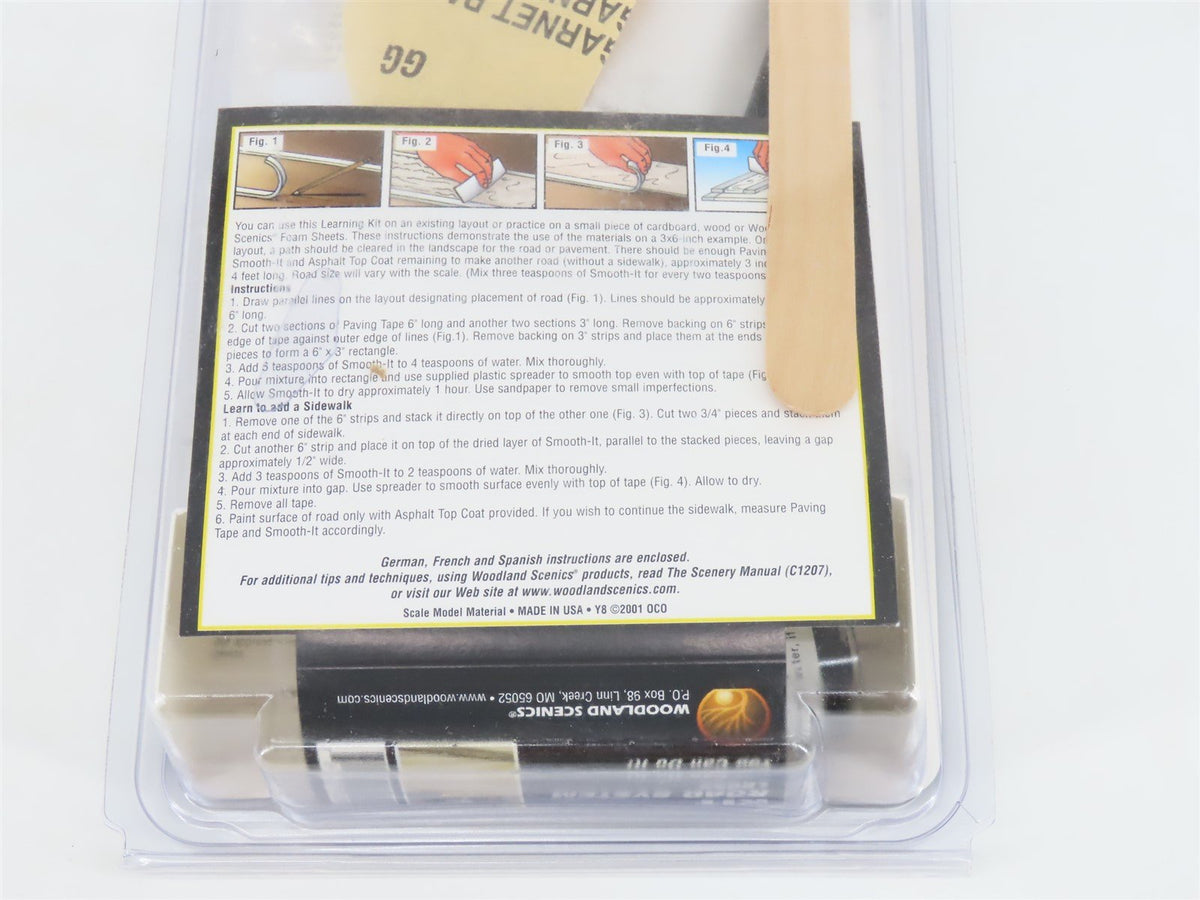 HO 1/87 Scale Woodland Scenics Learning Kit #LK952 Road System