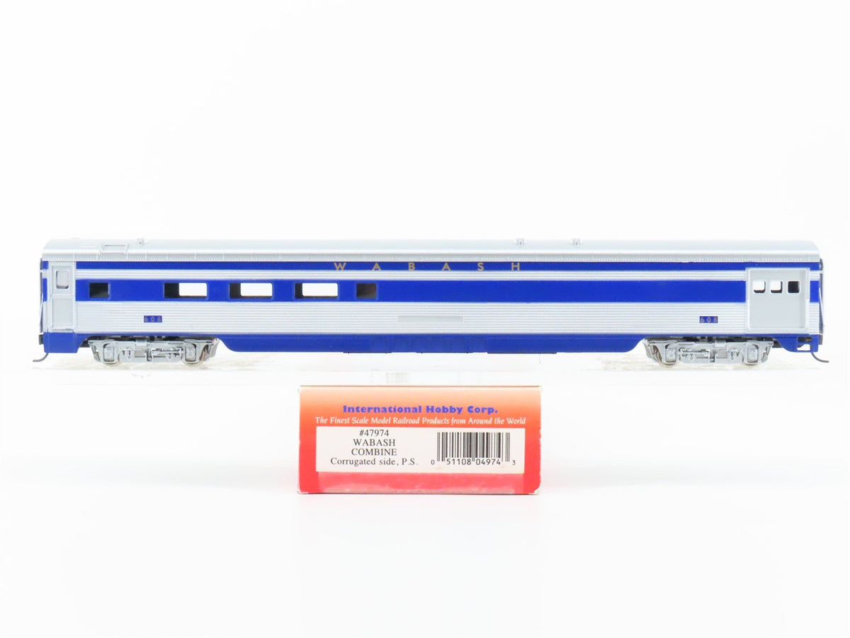 HO Scale IHC 47974 WAB Wabash Combine Corrugated Side Passenger Car #608