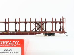 HO Scale Accurail Accuready 99208 TTBX WAB Wabash Trailer-Train Auto Rack 962287