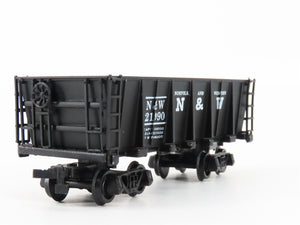 HO Scale Bachmann 77542 NW Norfolk & Western 27' Ore Car #21990