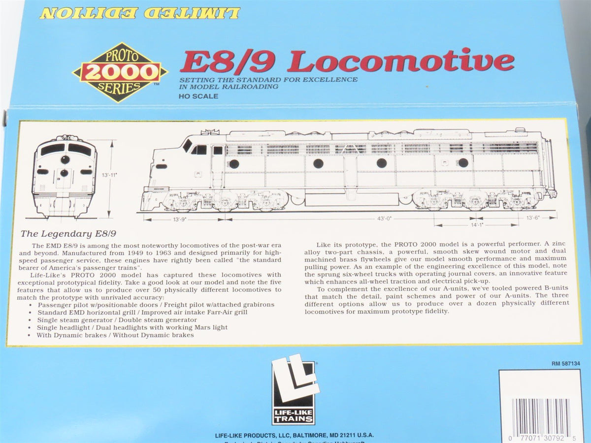 HO Proto 2000 30792 ACL Atlantic Coast Line EMD E8/9A/B Diesel Set - BAD GEARS