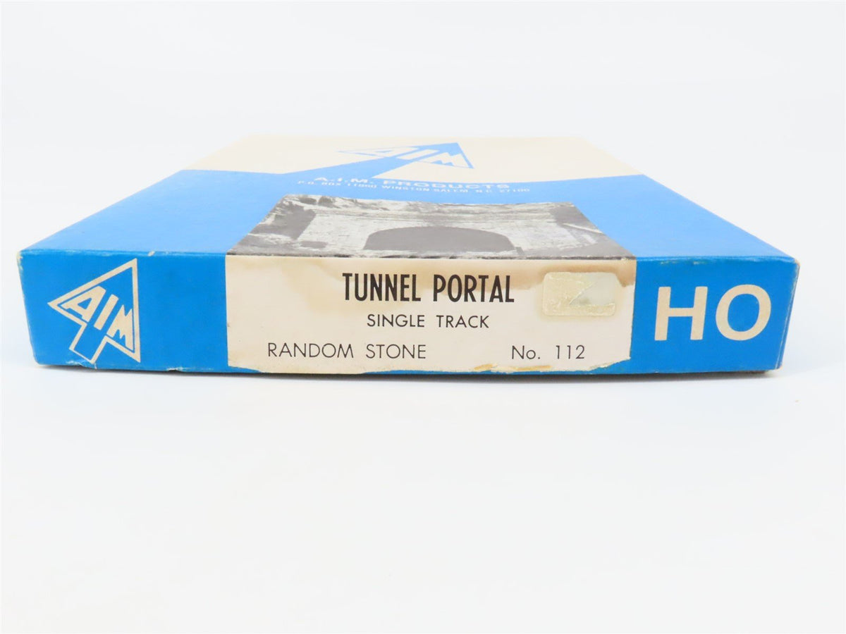 HO Scale A.I.M. Products #112 Random Stone Single Track Tunnel Portal