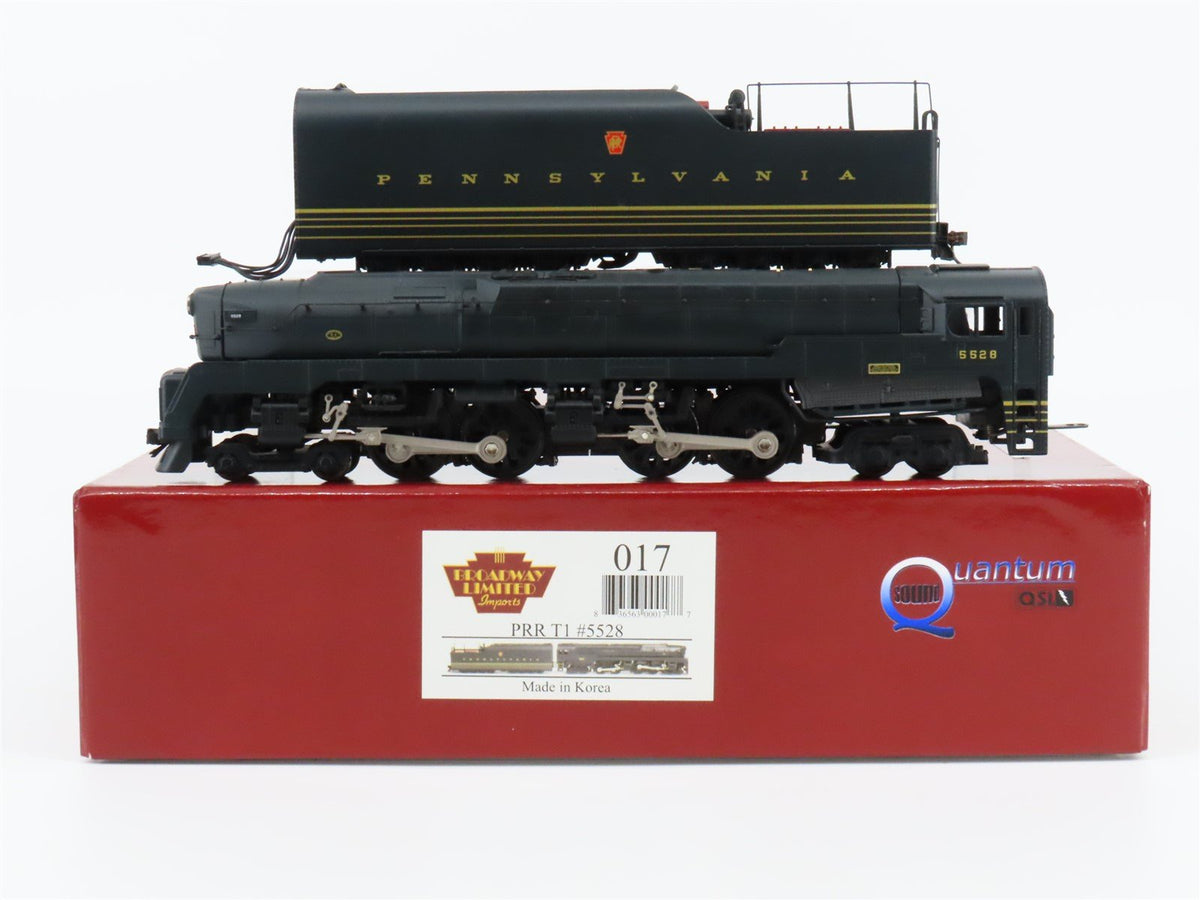 HO Broadway Limited BLI 017 PRR 4-4-4-4 T1 Duplex Steam #5528 w/ DCC &amp; Sound